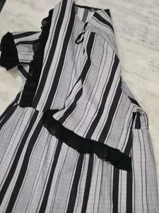 Zara Striped Midi Dress. Almost New