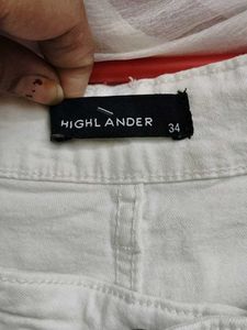 White Jeans with Patches