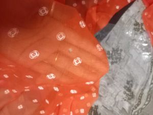 New Orenge bandhani Dupatta