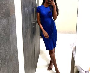 Blue Bodycon Dress