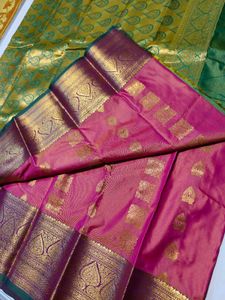Pink Silk Saree