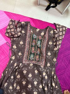2 Piece Floral Print Kurta And Dupptta