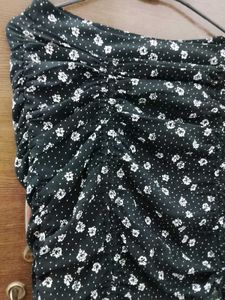 Floral Print Mini Skirt