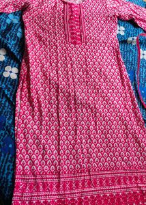 Pink Printed Kurti
