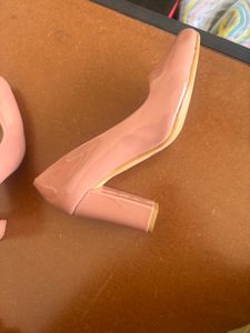 Pink Block Heels