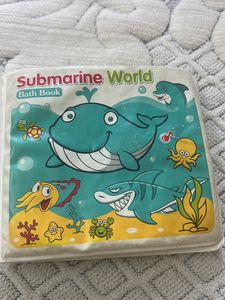 Submarine World Bath Book For Kids With Bb Whistle