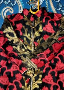 FRONT SLIT CUT KURTA (Blur Pattern)
