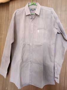 Men Formal Shirt Grey