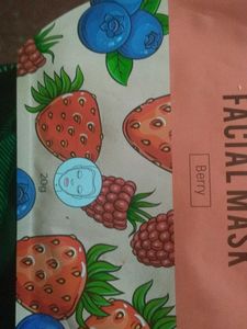 Miniso Super Food Face Mask 🎭 In Berry