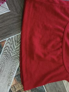Red Casual Top