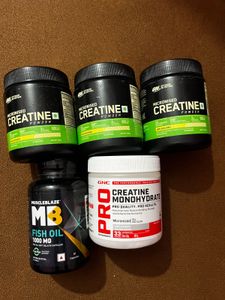 Creatine & Fish Oil Supplements