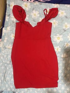Red Mini Party Dress