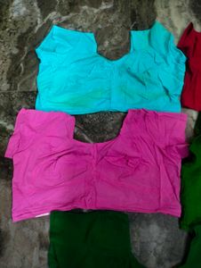 5 Cotton Free Size Blouses.