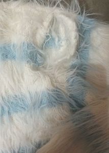 Striped Fuzzy Cardigan