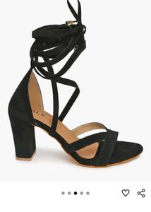 STALK Women Lace Up Block Heel Sandals