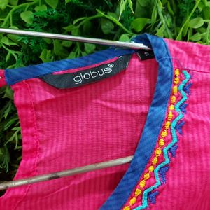Branded Embroidered Top