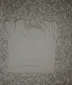 White Short Sleeve Top