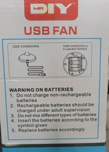 MINI DESK FAN USB | MR DIY