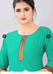 Teal &amp; Gold Kurti
