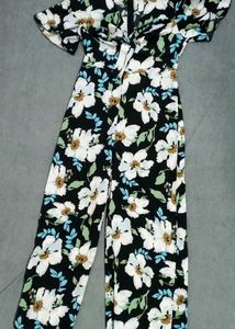 Floral Print Jumpsuit