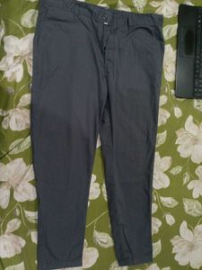 Gray Casual Pants
