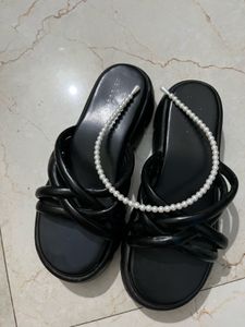 Black Platform Sandals