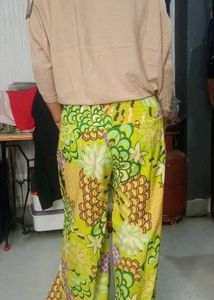 Floral Print Palazzos with top