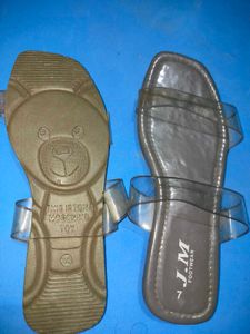Grey And Golden Slipper (Combo)
