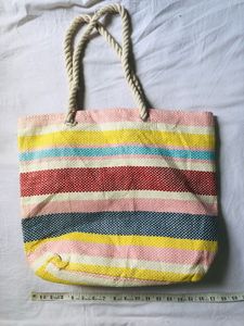 Striped Tote Bag