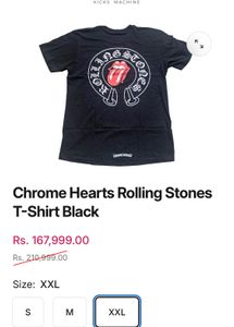 Chrome Hearts x Rollingstone T-Shirt