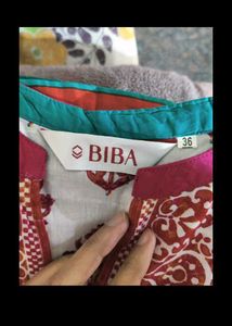 Biba Cotton Kurta Set