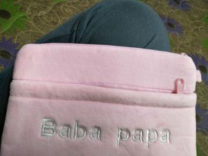 cute baby pink pauch