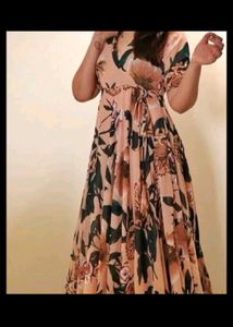Floral Wrap Maxi Dress