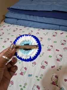 Crochet Evil Eye Patch