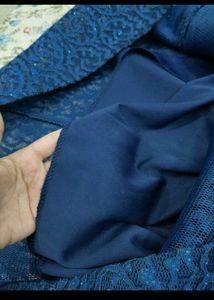 Elegant Blue Ethnic Gown