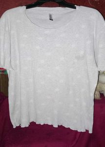 Yellow nd grey  Casual T-Shirt