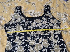 Sleeveless Printed Kurti 🖤