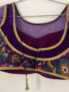 Floral Purple Blouse