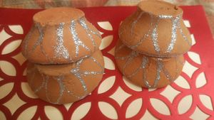 Glittery Diya Set Of 30