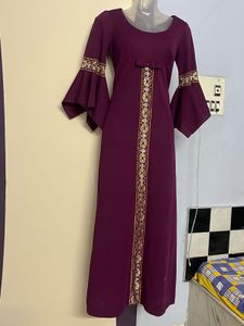 Pinterest Korean Purple Long One Piece