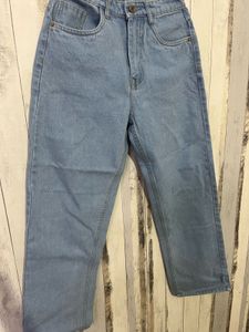 Ice Blue Mom Fit Denim