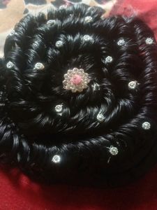 Elegant Black Hair Bun