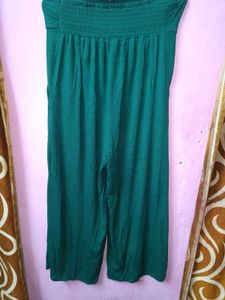 Green Culottes Plazo pant