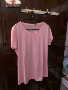 Pink Casual T-Shirt