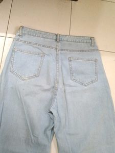 Light Wash Wide Leg Jeans
