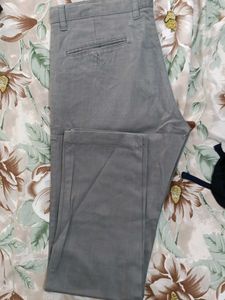 Gray Casual Pants