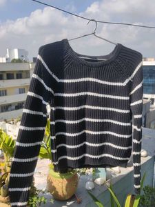 Striped Knit Sweater