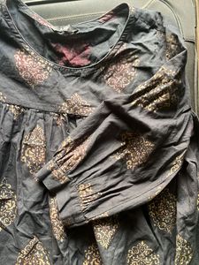 Printed Casual peplum top