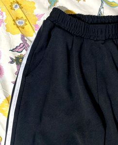 Black &amp; White Track Pants