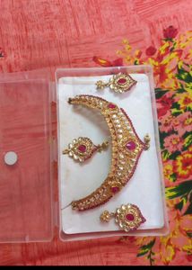 Kundan Ka Har Set Pink Color